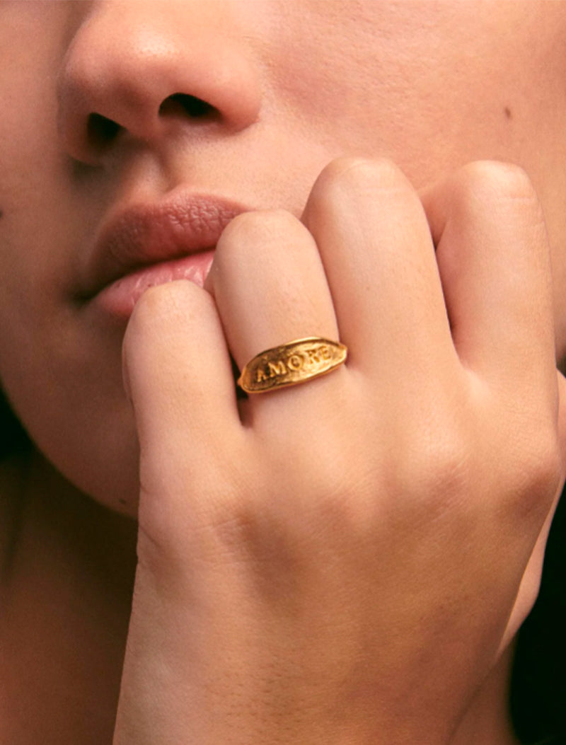 ANILLO AMORE DORADO