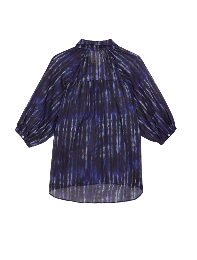 CAMISA RAYA PRINT AZUL