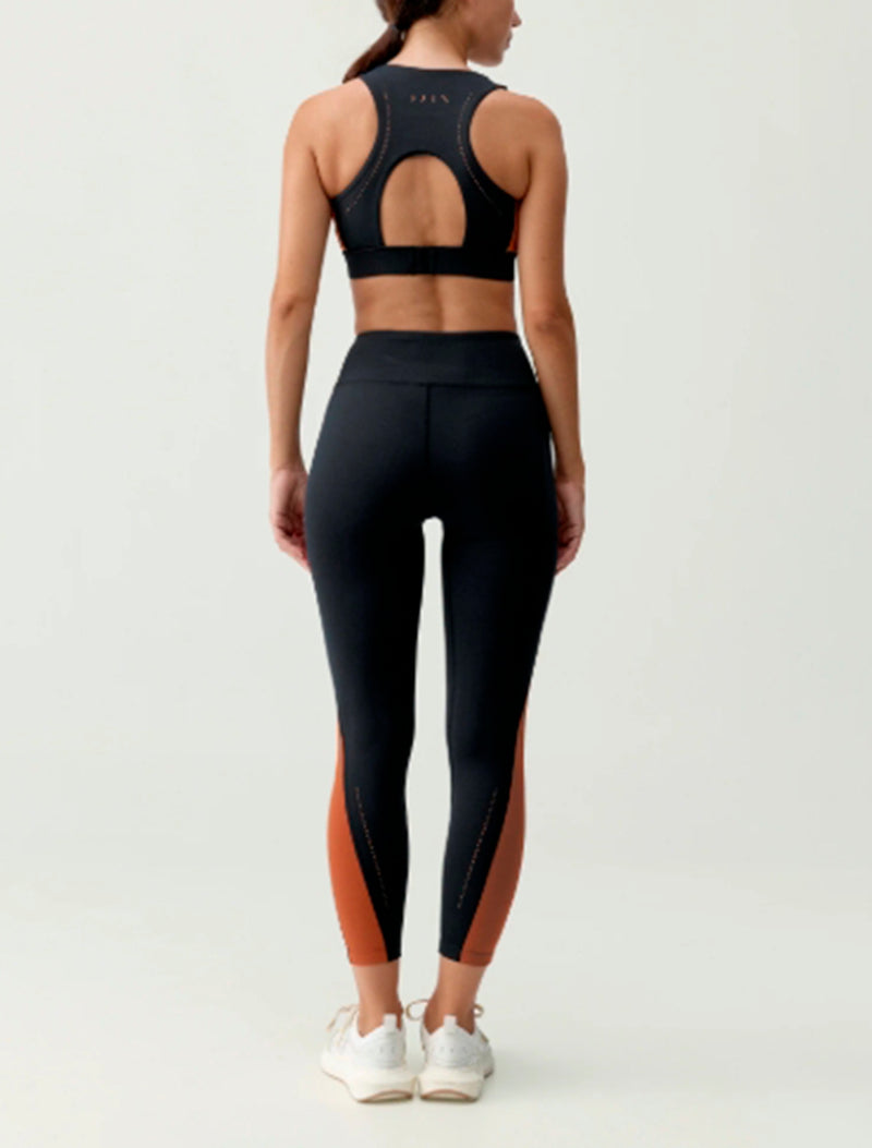 LEGGING TAO NEGRO/NARANJA