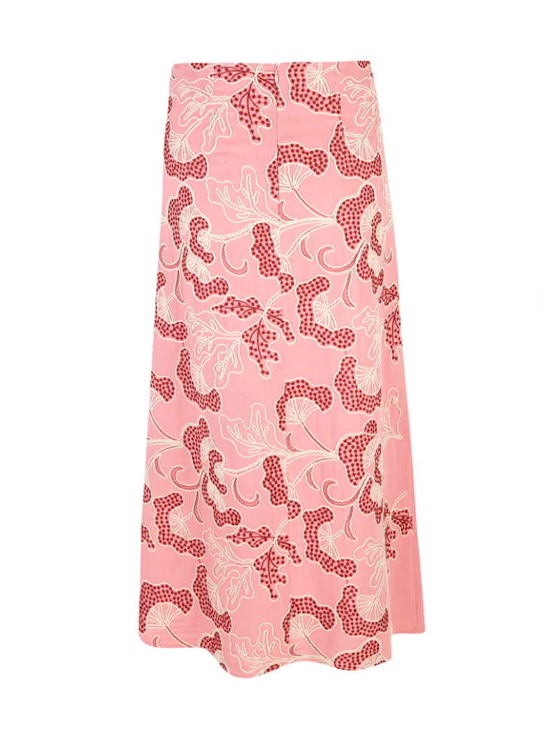 FALDA CORAL ROSA