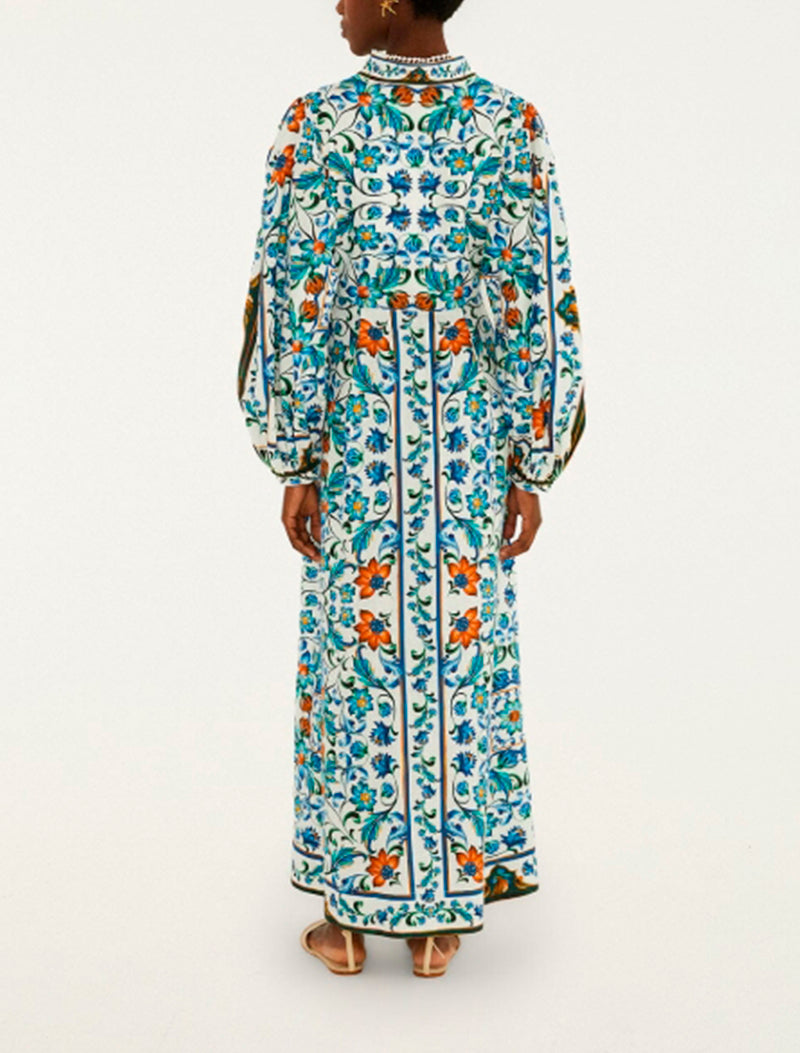 VESTIDO FLORAL MAXI