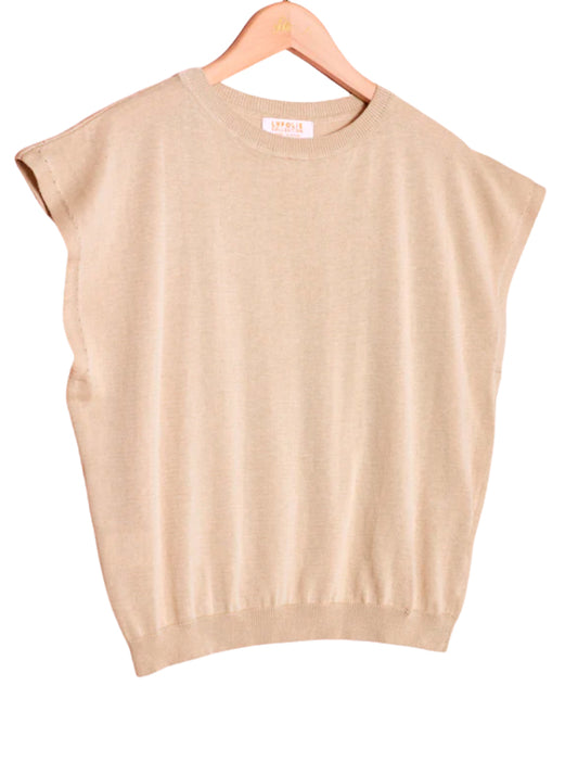 TOP PUNTO MARIE BEIGE