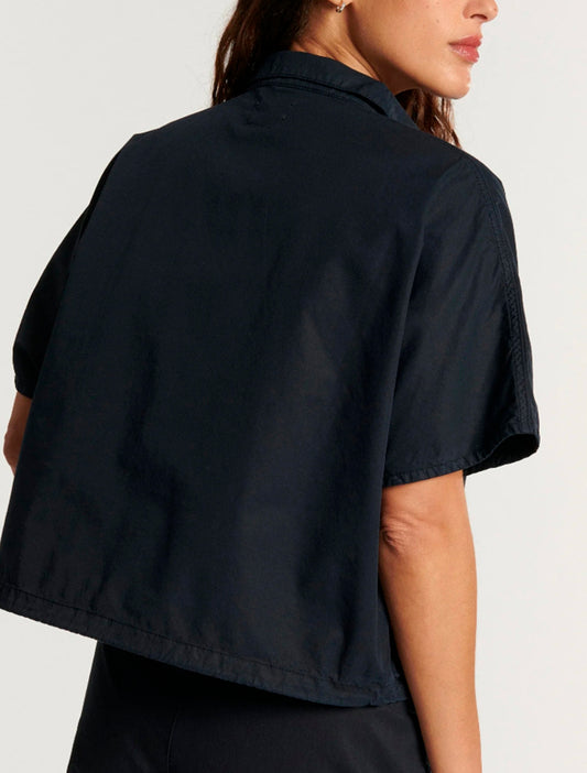 CAMISA DEVA POPELINE AZUL