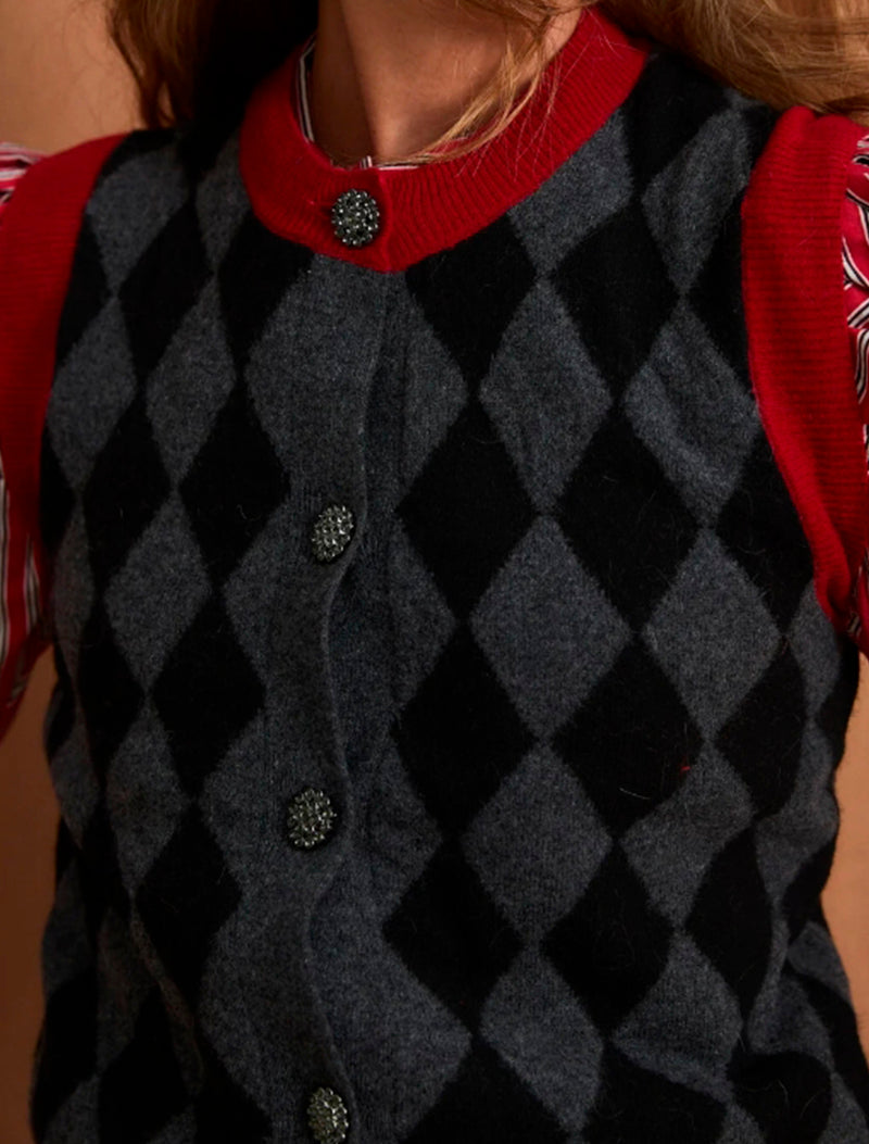 CHALECO ARLEQUIN ROJO
