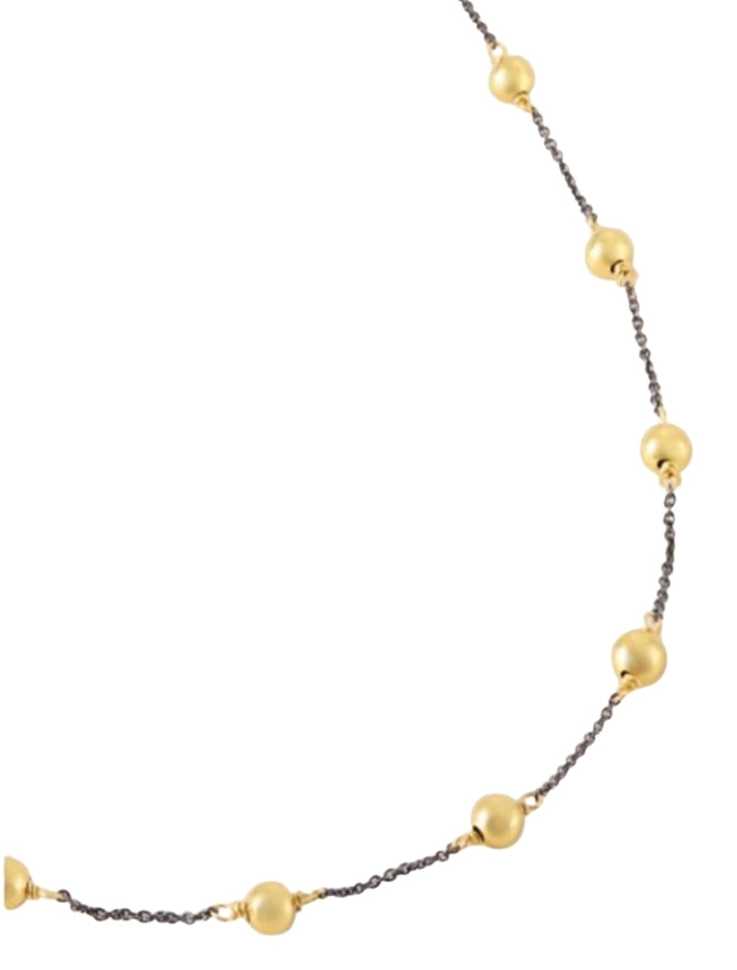 COLLAR CHARLOTTE NEGRO 80CM