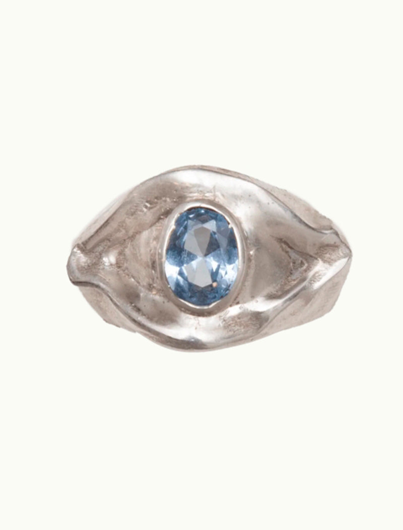 ANILLO HORUS PLATA
