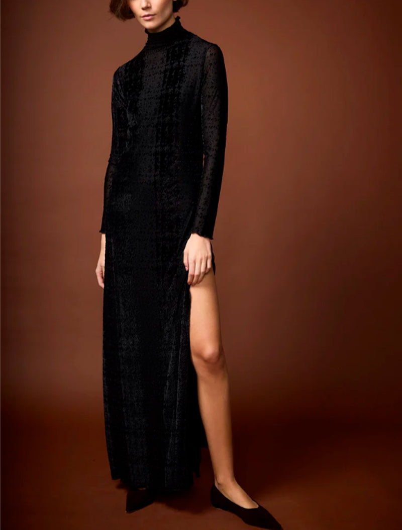 VESTIDO BERTHE NEGRO