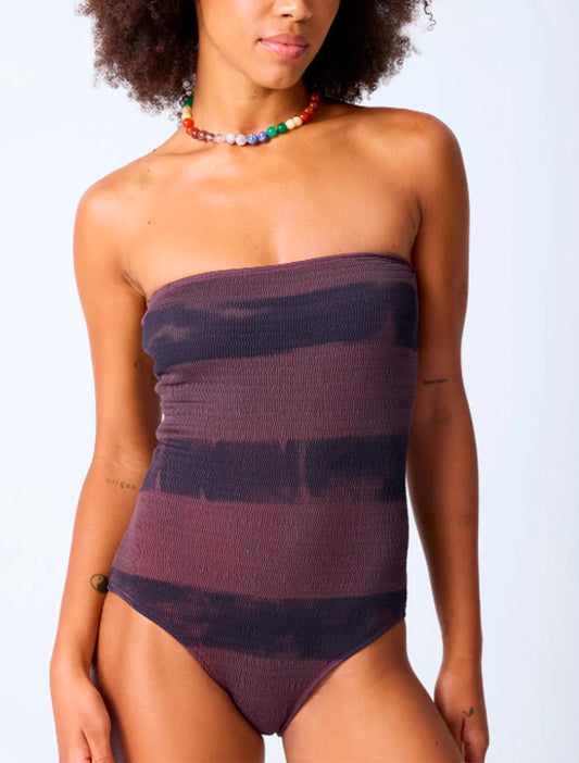 BAÑADOR CORINNE ROLLER MARRON