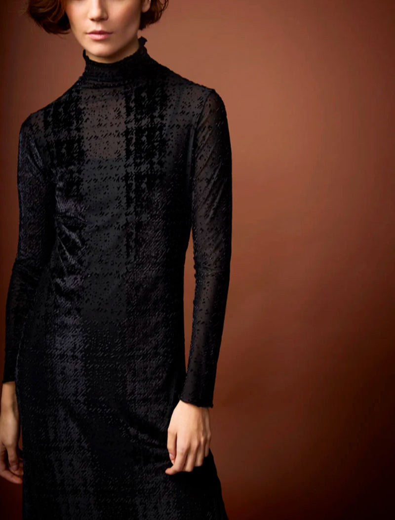 VESTIDO BERTHE NEGRO