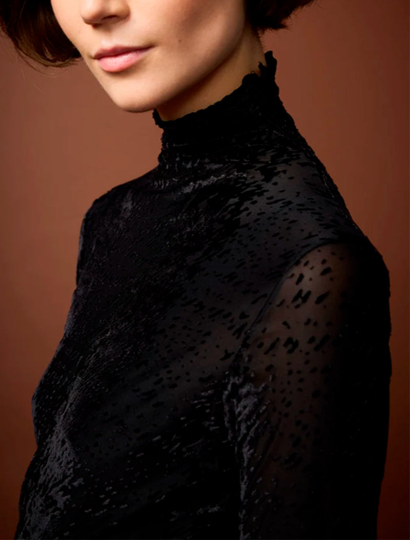 VESTIDO BERTHE NEGRO