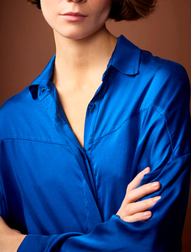 CAMISA BLANCHE AZUL
