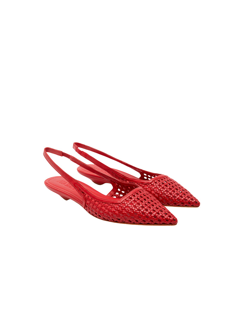 BAILARINAS HARPER PIEL ROJA