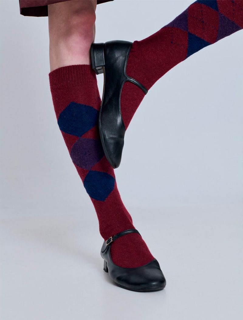 ARGYLE BURDEOS