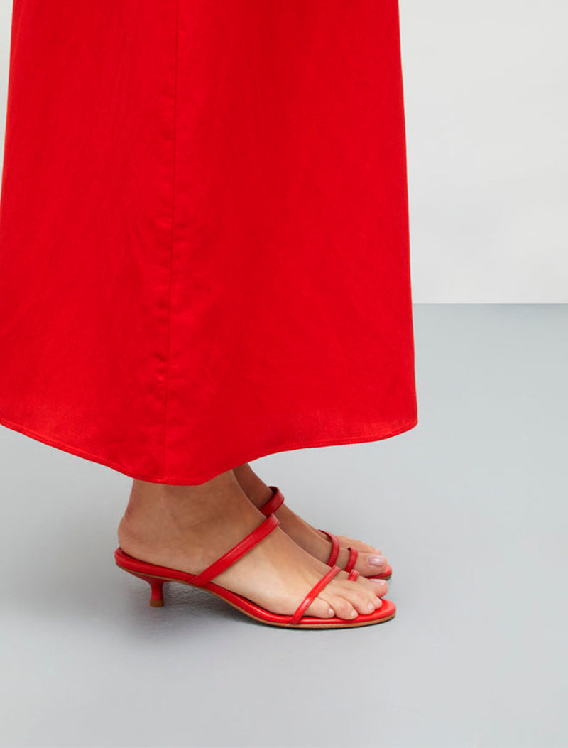 SANDALIAS DAISY ROJO