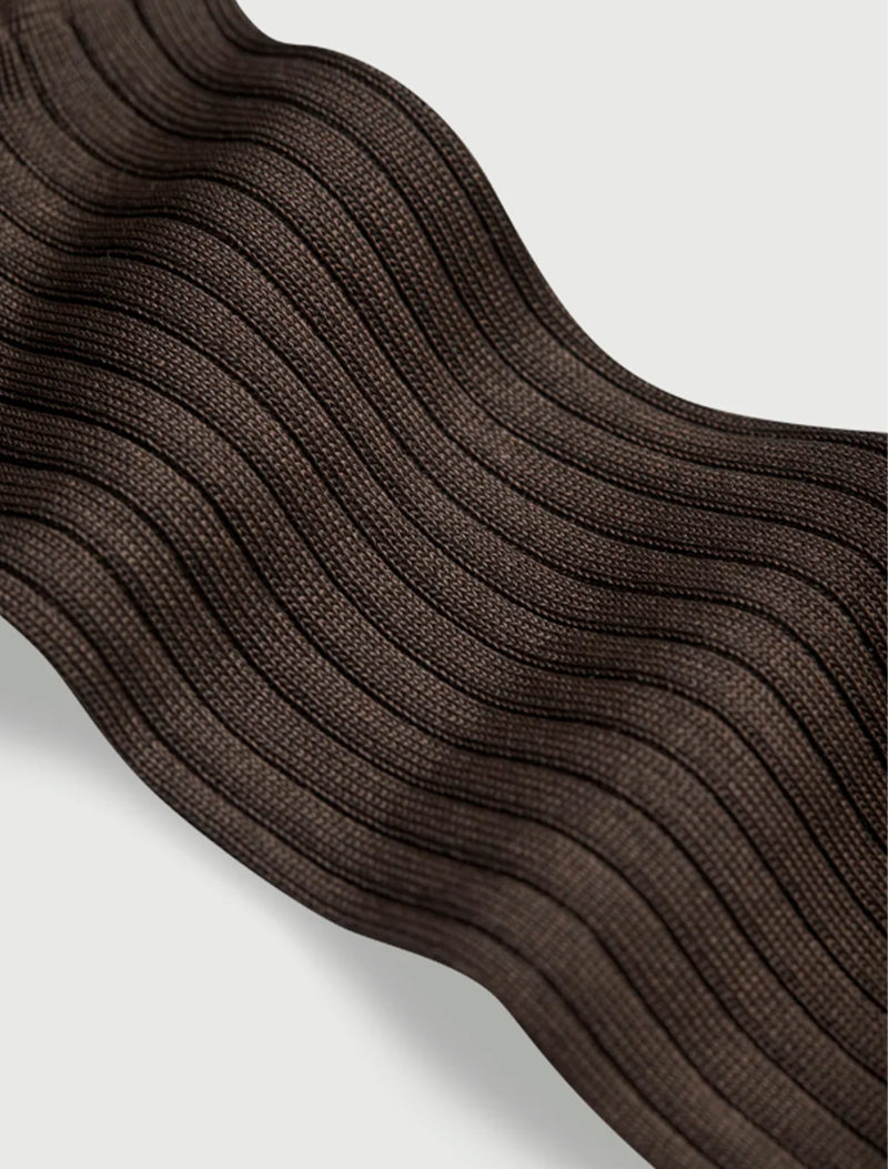 CALCETIN LARGO MARRON