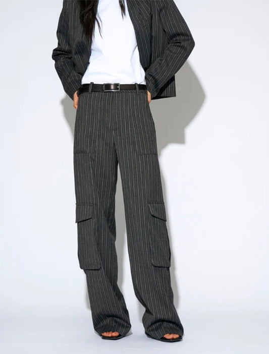 PANTALÓN PUGLIA RAYA GRIS