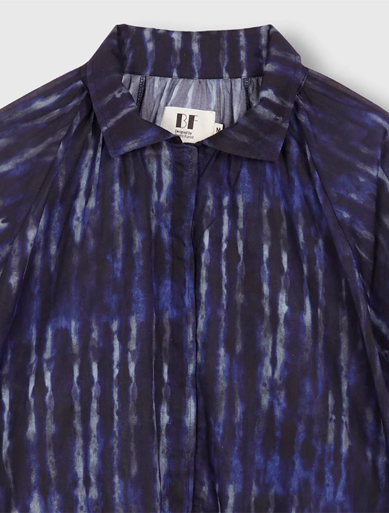 CAMISA RAYA PRINT AZUL