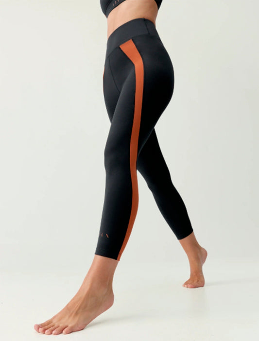 LEGGING TAO NEGRO/NARANJA