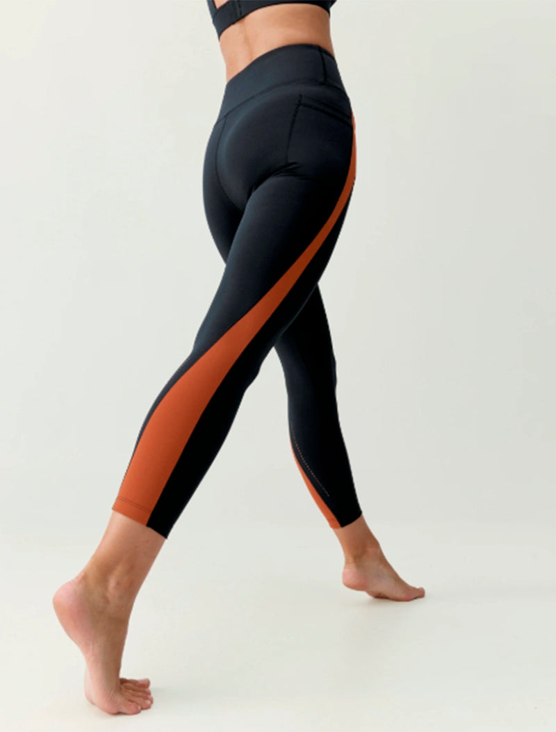 LEGGING TAO NEGRO/NARANJA