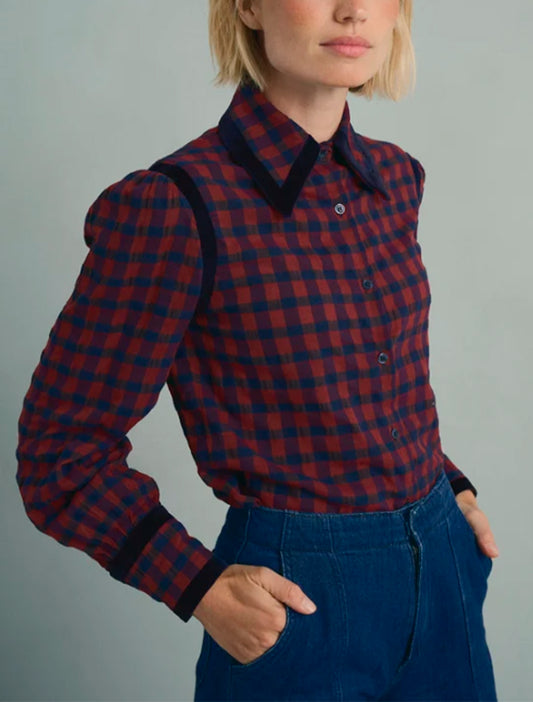 BLUSA BAKER AZUL