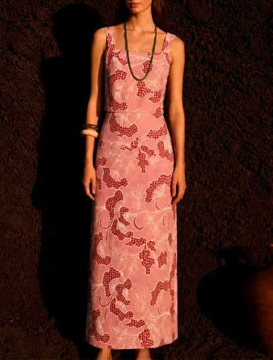 FALDA CORAL ROSA
