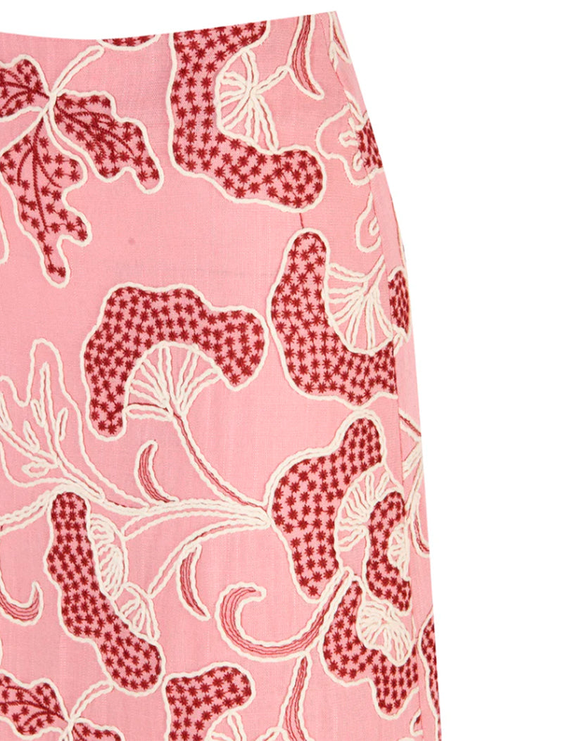 FALDA CORAL ROSA