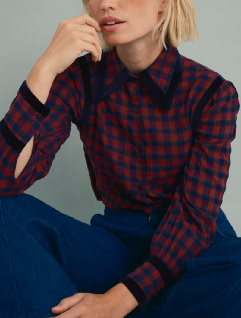 BLUSA BAKER AZUL