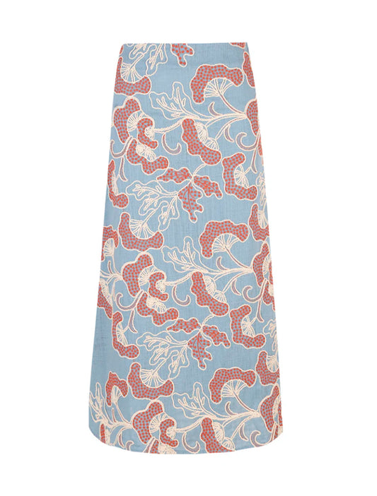 FALDA CORAL AZUL