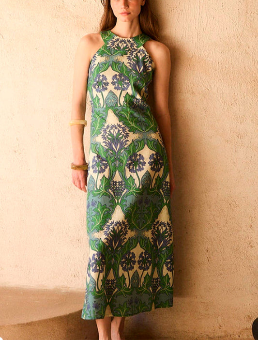 VESTIDO LAVENDER HALTER