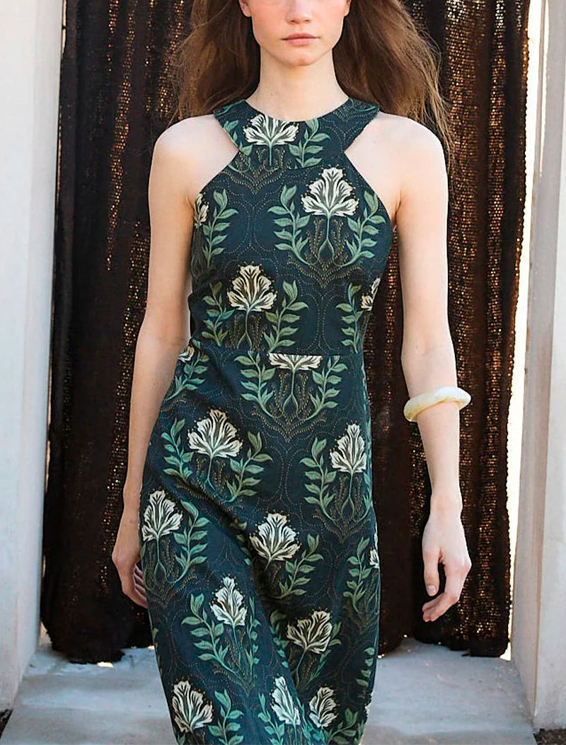 VESTIDO NACAR HALTER