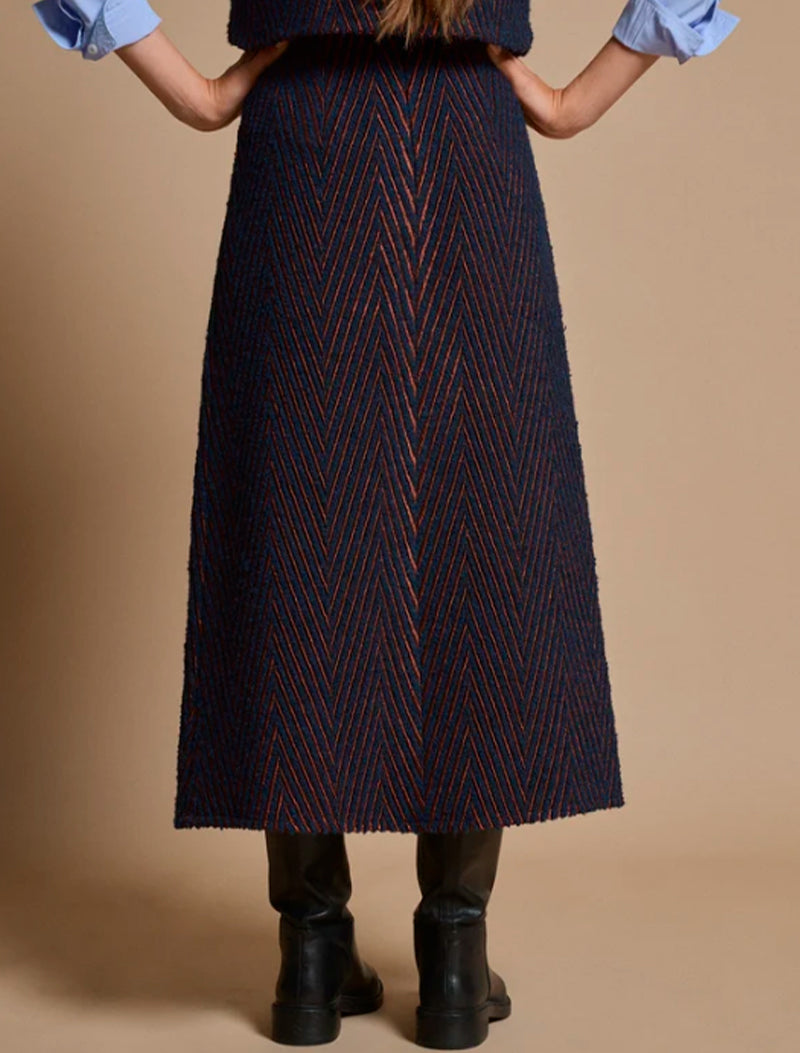 FALDA FRANKLIN AZUL MARINO