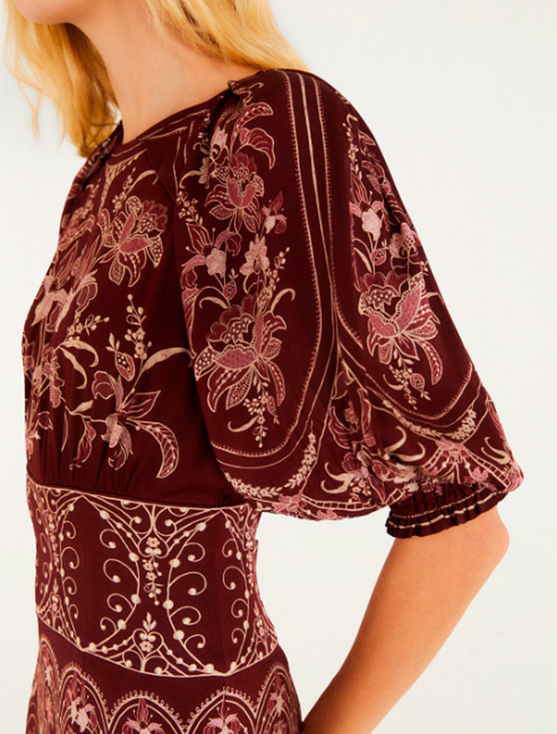 VESTIDO LIZ BURDEOS