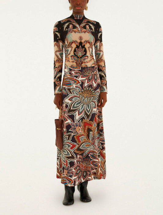 FALDA TAPESTRY FLOWERS