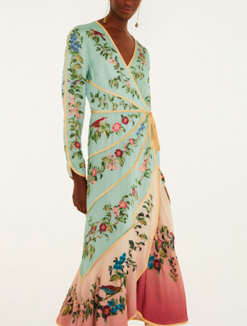 VESTIDO BIRDS MAXI