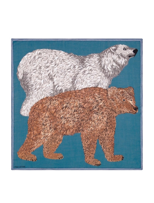 PAÑUELO OURS 100 AZUL