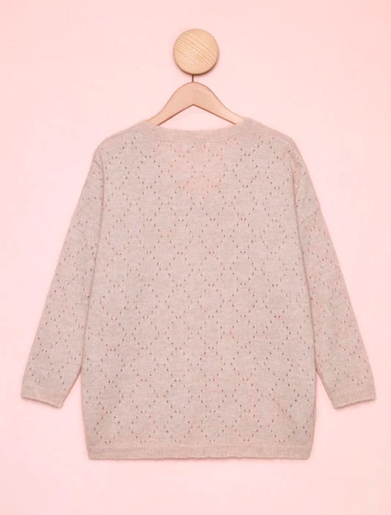 JERSEY POINTELLE BEIGE