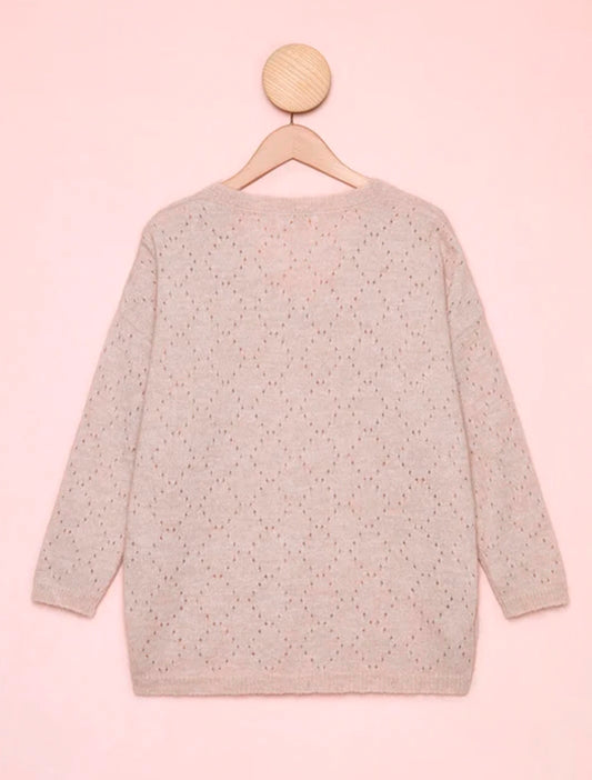 JERSEY POINTELLE BEIGE