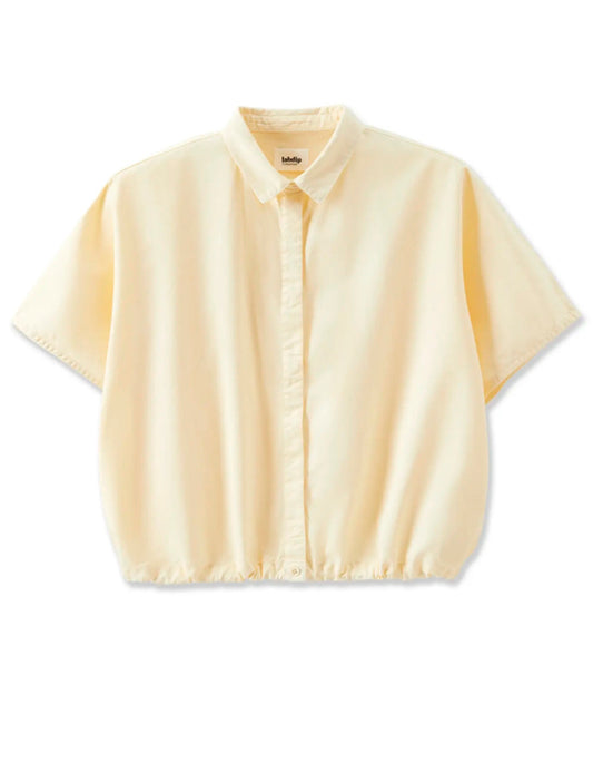 CAMISA DEVA POPELINE AMARILLA