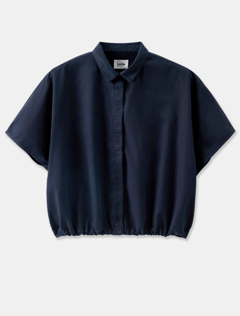 CAMISA DEVA POPELINE AZUL