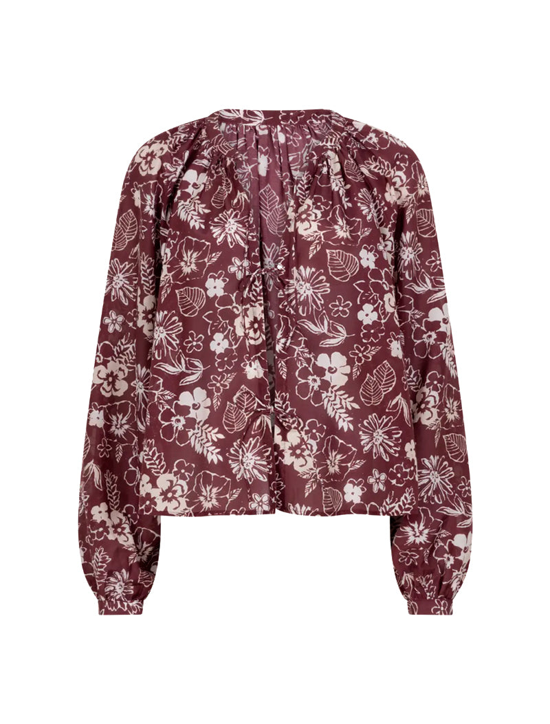 CAMISA BREEZE BURDEOS