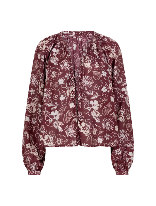 CAMISA BREEZE BURDEOS