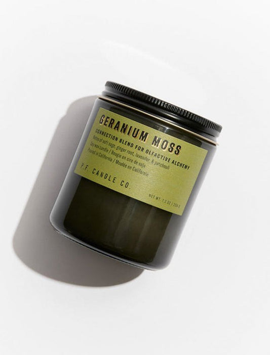 VELA DE SOJA GERANIUM MOSS
