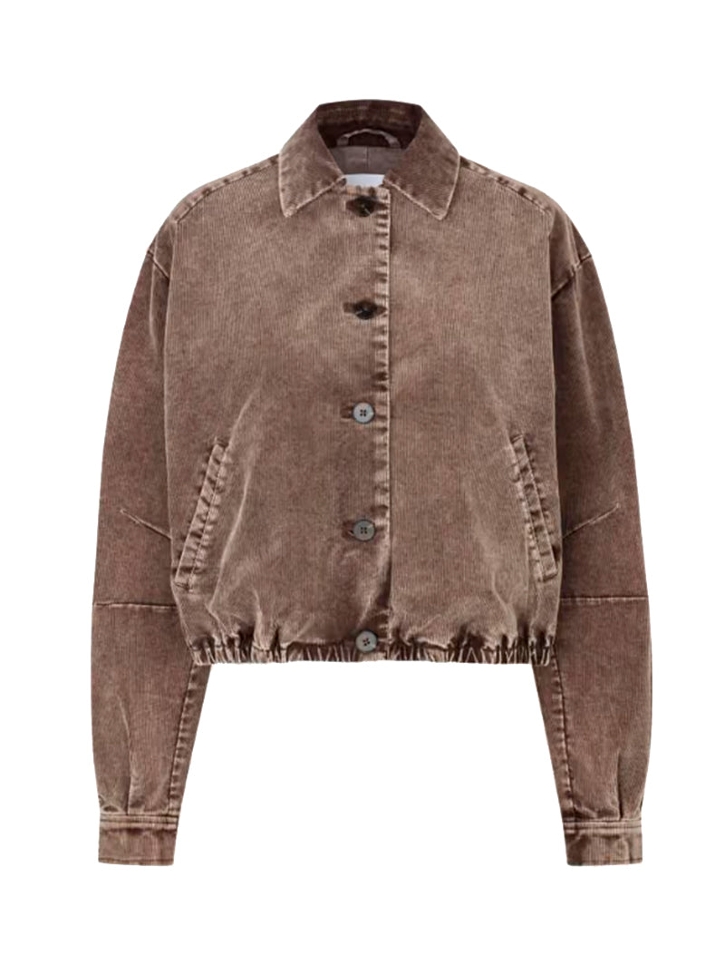 CHAQUETA SAKELLA MARRON