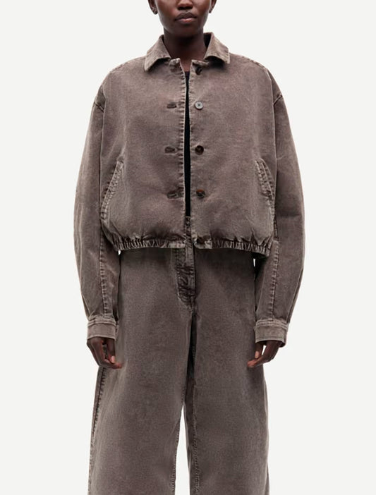 CHAQUETA SAKELLA MARRON