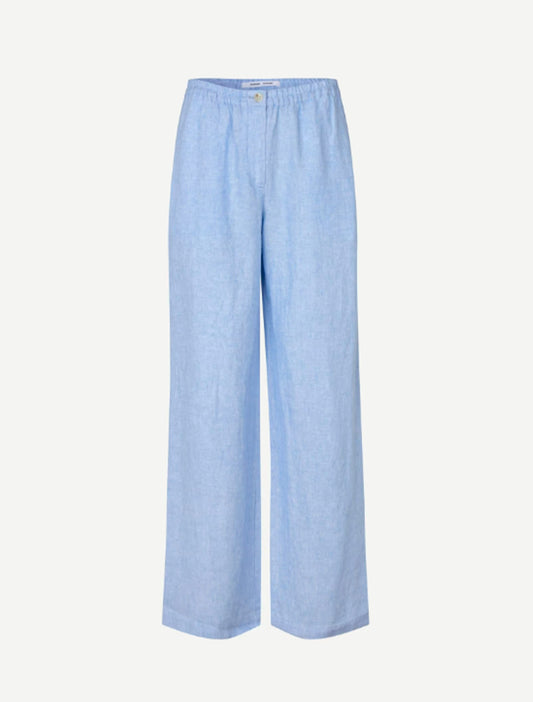 PANTALON SATOVES LINO CELESTE