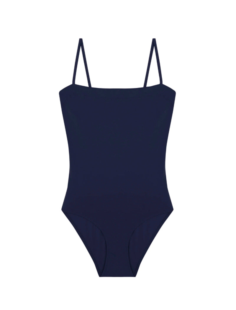 BAÑADOR ESPALDA RECTA AZUL