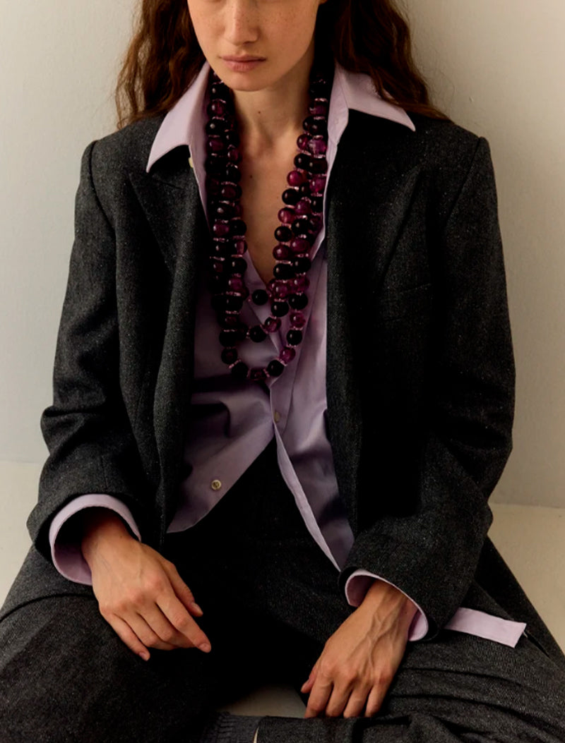 COLLAR MARGOT MORADO