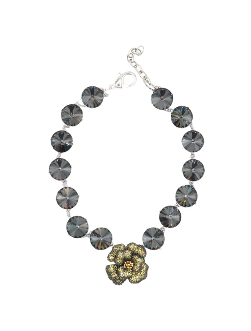 COLLAR DIANA FLOR VERDE