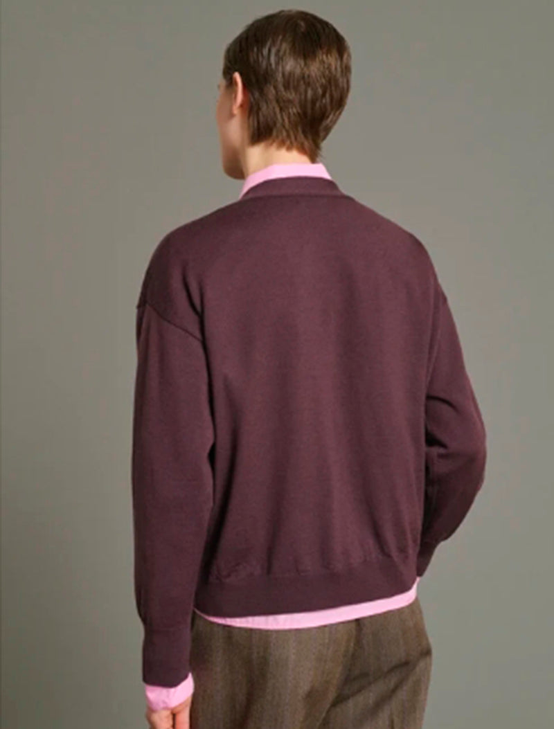 CARDIGAN IDEM MORADO