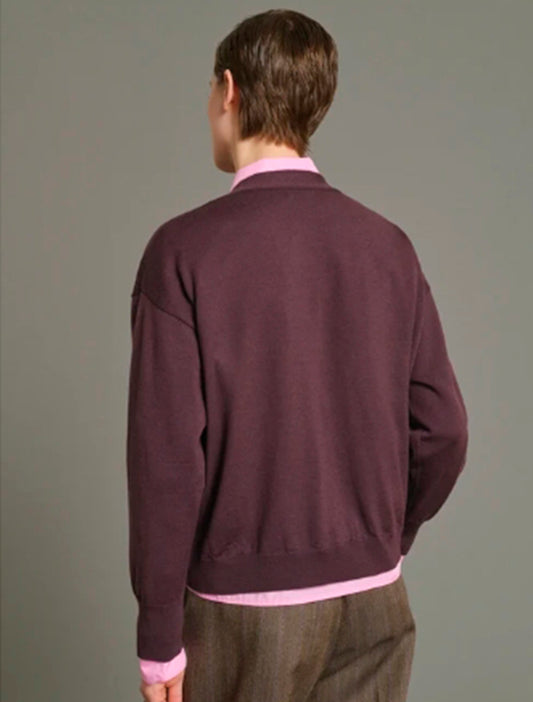 CARDIGAN IDEM MORADO